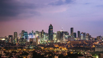 Day To Night Time Lapse Of Metro Manila Skyline