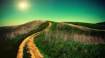 Uphill Road Wallpaper HD