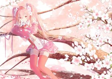 Stuko Vocaloid Hatsune Miku Sakura Thighhighs