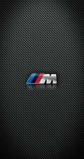 Carbon Fiber Bmw And M Power iPhone Wallpaper For Plus