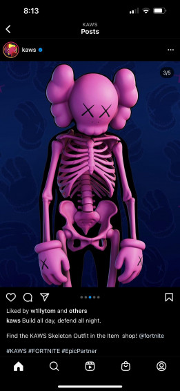 Kaws Fortnite Skin R