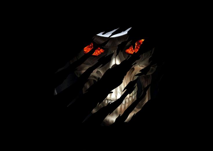 Evil Skull Wallpaper