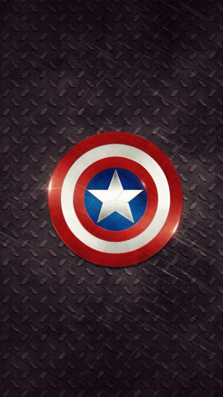 Captain America Logo iPhone 5s Wallpaper