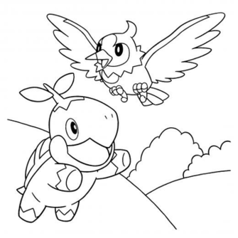 Kleurplaten Pokemon Diamond Pearl