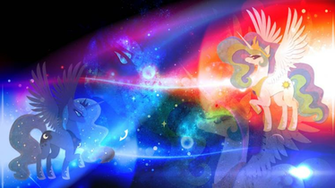 Celestia Wallpaper Mlp Luna And