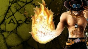 One Piece Wallpaper Anime Ace Firefist