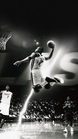 Black Basketball Player Wallpaper On