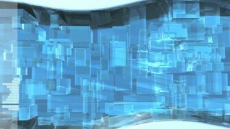 Black And Blue Translucent Cubes iPad Wallpaper iPhone