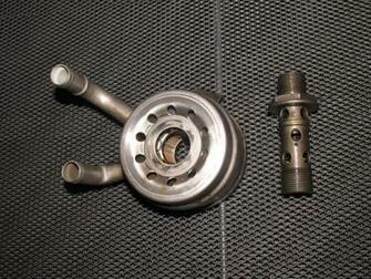 Honda Del Sol Oem B16 Engine Oil Filter Adapter Cooler