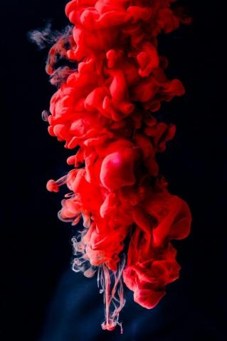 Colorful Ink In Water Colourful Wallpaper iPhone Smoke