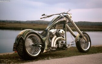 Cool Harley Davidson Chopper HD Wallpaper Full Size