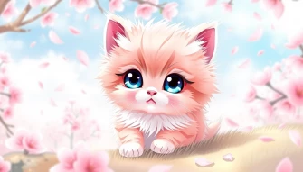 Cute Anime Kitten Wallpaper