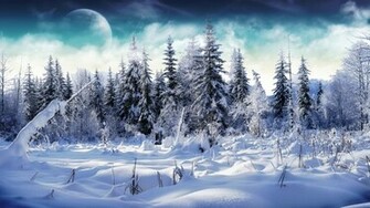 Winter Wonderland Desktop Pc And Mac Wallpaper