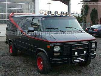 Gmc Chevy G20 A Team Van Wallpaper