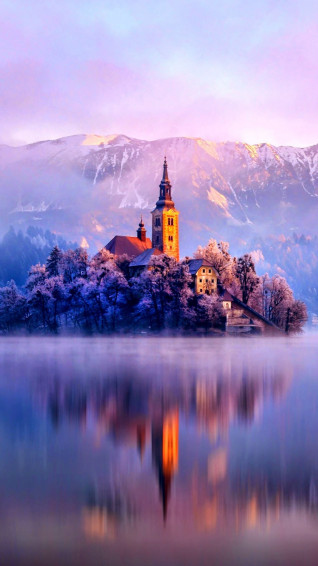 Winter Background For iPhone HD Wallpaper