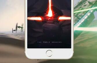 The Force Awakens Gave iPhone Star Wars Wallpaper
