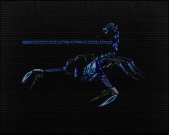 Black Blue Scorpion Wallpaper By Micro31337
