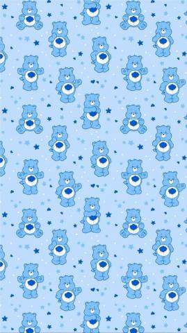 Grumpy Bear Wallpaper In Retro