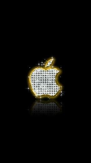 Diamond Apple Logo iPhone 5s Wallpaper