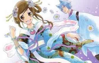 Wallpaper Smile Chamomile Hairstyle Kimono Two Art The Demon