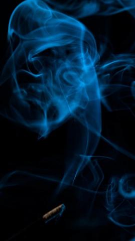 Blue Smoke Wallpaper iPhone
