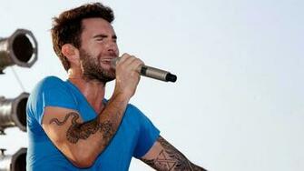 Adam Levine Stylish Stage Performance Image