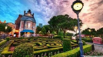 Disney World At Sunset Wallpaper