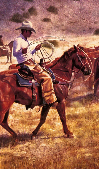 Stampede Through The Wild West With Cowboy iPhone