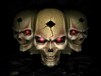 Evil Skull Wallpaper