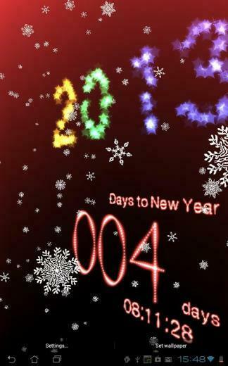 This 3d Christmas Countdown Live Wallpaper Have A