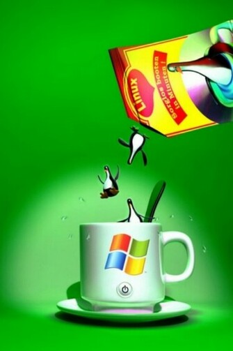Cool Linux Background Best Brazilian Coffe Ever Wallpaper