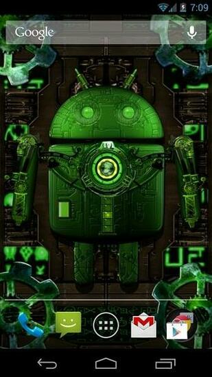 Android Steampunk Live Wallpaper Art Illustrations