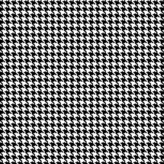 Houndstooth Digital Pixel Bit Black And White Traditional Printables