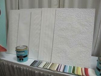 And Also This Great Paintable Textured Wallpaper