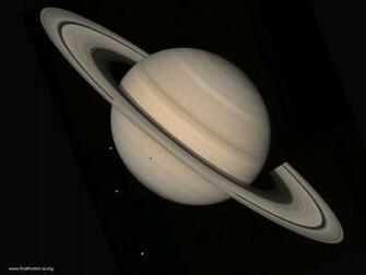 Wallpaper Saturn With Moons Space Computer