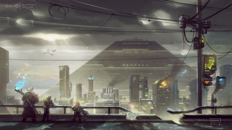 Renraku Skyline Wallpaper Now Available Harebrained Schemes