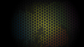 Neon Honeycomb Wallpaper By K3nny94
