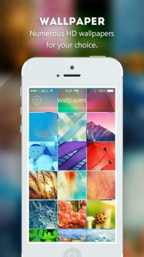 Wallpaper Background Blur Color Status Bar HD For Ios On The