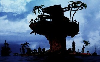 Gorillaz Plastic Beach Evening By Jonathan C Eastwood
