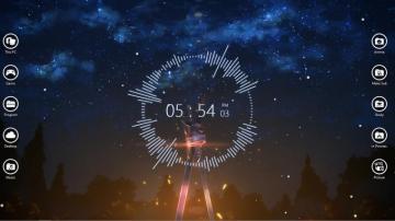 Wallpaper Engine With Audio Visualizer