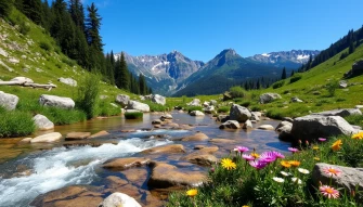 Mountain Spring Wallpaper