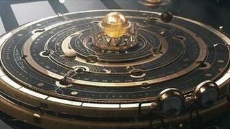 HD Wallpaper Astrolabe Steampunk Planet Astronomy No People