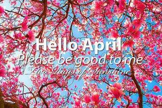 April Hello Image And Cards