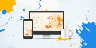 September Wallpaper Calendars Flipsnack