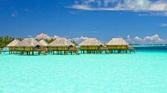 Luxury Water Villas Bungalows In Bora French Polynesia Tahiti