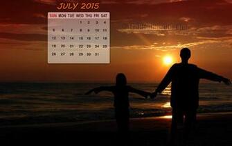 Calendar Wallpaper July