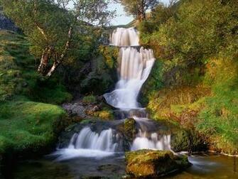 Waterfall With Its Grand Great Falls Serial Cloudy
