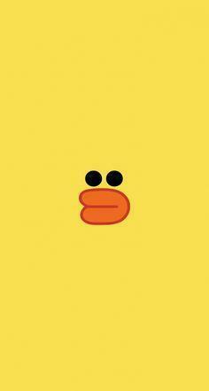 Line Deco Wallpaper Characters
