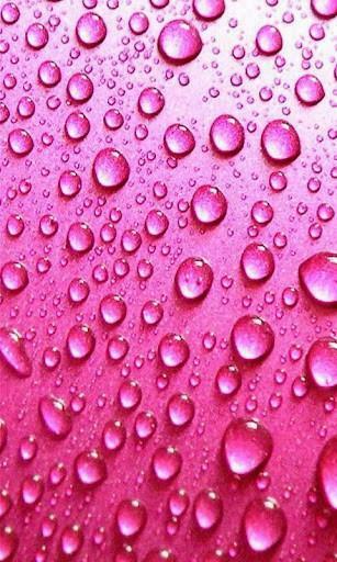 Bigger Pink Drops Live Wallpaper For Android Screenshot
