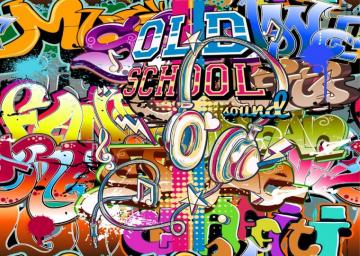 Dephoto Photography Backdrop Old School Party Hip Hop Graffiti
